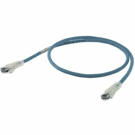 Hubbell Premise Wiring Ethernet Cable, Cat 6, Blue, 5 ft. HC6B05