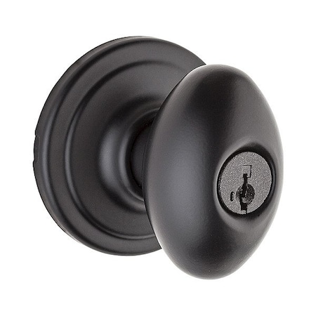 Kwikset Door Knob Lockset, 1 3/8-1 3/4" Thick 740L-514-SMT-6AL-RCS-GC