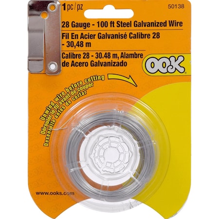 Hillman OOK 100 ft. L Galvanized Steel 28 Ga. Wire 534658