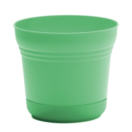 Bloem Saturn Series Planter, 5 in Dia, 4-1/2 in H, Round, Plastic, Mint Green SP0536