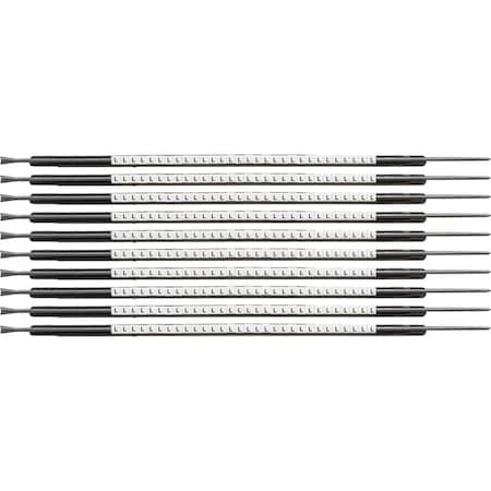 Brady ClipSleeve Wire Markers Size 05 Nylon 22 AWG - 20 AWG, L Pack of 300 Each, 300PK SCN05-L