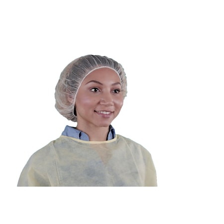 Zoro Select Hairnet, Nylon, 21 in Dia., White, 1000 PK 109HPI-21 WHITE