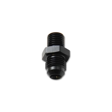 Vibrant 16616 12 mm. X 1.5 Metric Straight Adapter Fitting - Black V32-16616