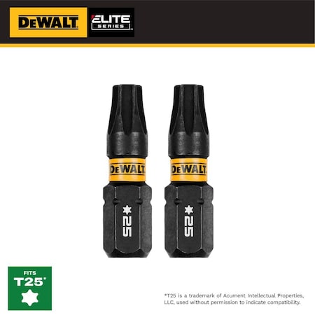 Dewalt Nutsetter Set, Steel, Hex Shank, PK25 DWAF1TX25IR2