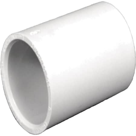 Charlotte Pipe And Foundry 1/2'' Solvent Weldable CPVC Coupling with Stop, 10PK CTS 02100C 0600HA