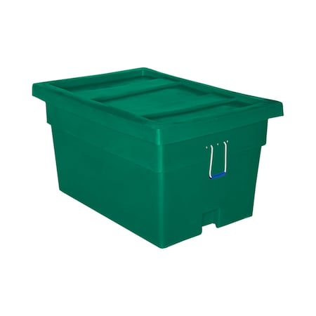 Myton Industries Bulk Ship Container, 24 cubic ft., 550lb. capacity, GRN MTX-1 GREEN