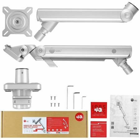 Siig MTPRO HEAVYDUTY DESK MOUNT SINGLE 22IN 49IN CE-MT3V11-S1