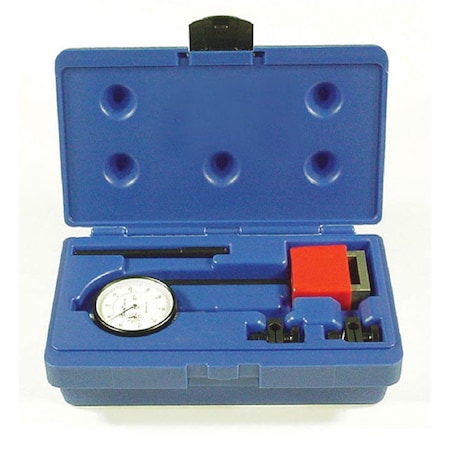 Central Tools Dial Indicator Set 1 Mag Long Range 6410