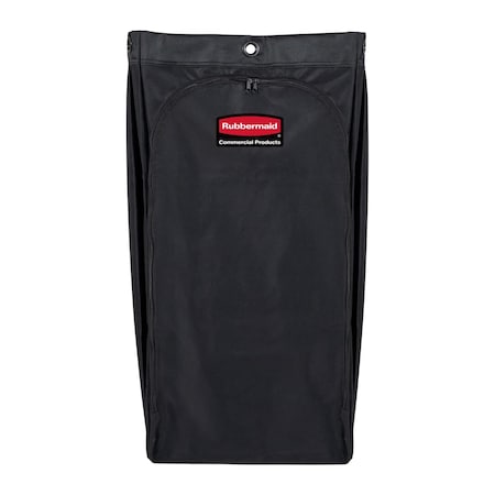 Rubbermaid Commercial Replacement Bag, 30 gal, Black, Canvas 2202530