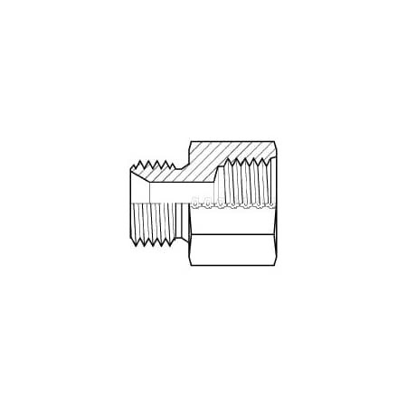 Adaptall MALE BSPP X FEMALE SAE O-RING BOSS (SOLID) 1-1/4 in 1-1/4 in 9036-20-20