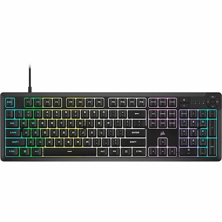 Corsair K55 CORE RGB GAMING KEYBOARD, BACKLIT ZONED RGB LED, RUBBERDOME, (CH-922 CH-9226C65-NA