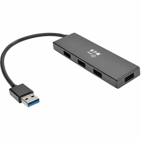 Tripp Lite 4-PORT PORTABLE SLIM USB 3.0 SUPERSPEED HUB W/ BUILT IN CABLE U360-004-SLIM