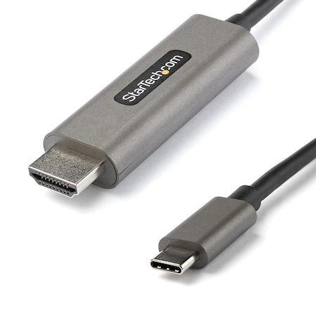 Ezgeneration 1 m USB Type-C to HDMI 2.0b 4K 60Hz with HDR10 Adapter Cable, Space Gray EZ3536284