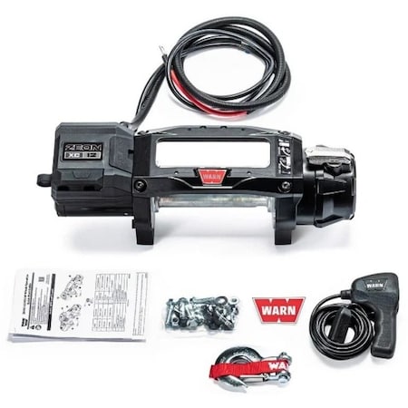 Warn Vehicle Mounted Recovery Winch 12 Volt 12000 Lb Capacity Without Rope or Fairlead 110312