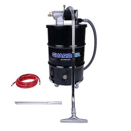 Guardair Pneumatic Vacuum, 48 1/2 in H, 85 dB PQ55C150