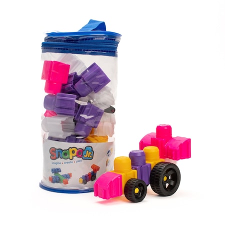Snapo Jr. Building Blocks, Princess Creator Kit, 40-Piece Set SN32-40-P