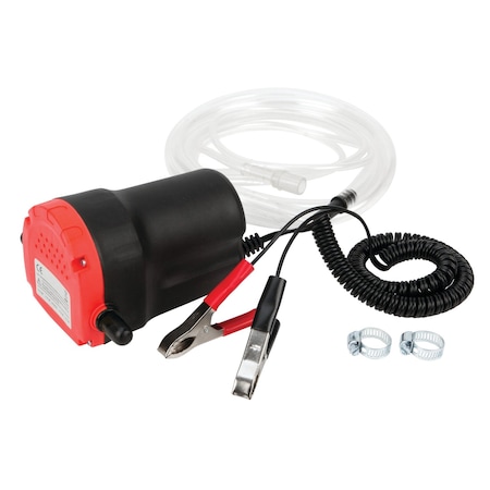 Performance Tool 12V Oil Extraction Pump, Portable, 3 Quarts/Min, DC Pump W54170
