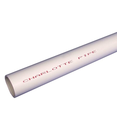 Genova JM Eagle Schedule Series Pipe, 1 in, 10 ft L, Solvent Weld, SCH 40 Schedule, PVC, White 531194