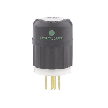 Leviton Hospital Grade Plug 15 Amp, 125 Volt 8215-C