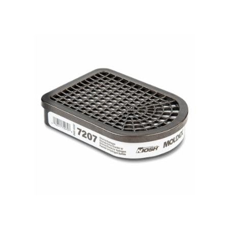 Moldex 7000/7800/9000 Series Semi-Rectangular Gas/Vapor Cartridge, Acid Gases, for Respirator, 30PK 507-7207