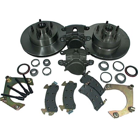 Allstar Performance 5 on 4.5 in. Bold Circle Disc Brake Kit for Ford Mustang II ALL42024