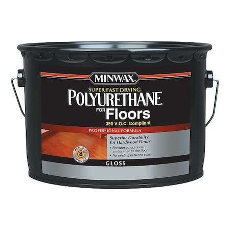 Minwax Finish, 2.5 gal, Gloss, Clear 130330000