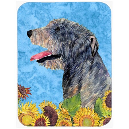 Carolines Treasures Irish Wolfhound Glass Cutting Board - Large SS4139LCB
