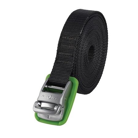 Nite Ize Tie Down Strap, Polypropylene, Blk, 318 kg CJWR18-09-2R6