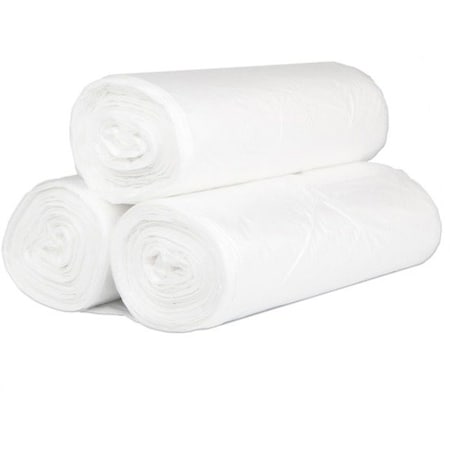 Integrated Bagging Systems IBS 45 gal 22 Micron High-Density Can Liner, Clear - 40 x 48 in. - 25 Per Roll S404822N