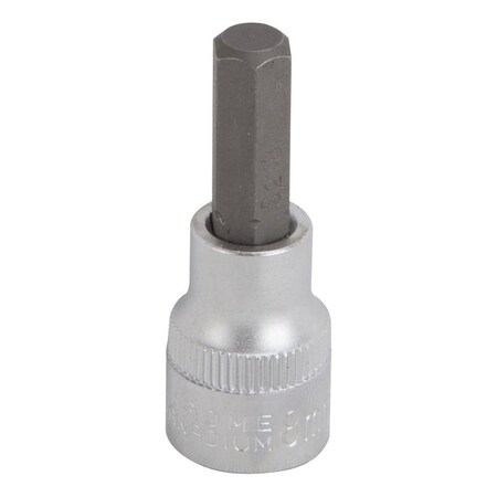 Vulcan Hex Bit Socket, Chrome, 1-7/8 in OAL 3506007521