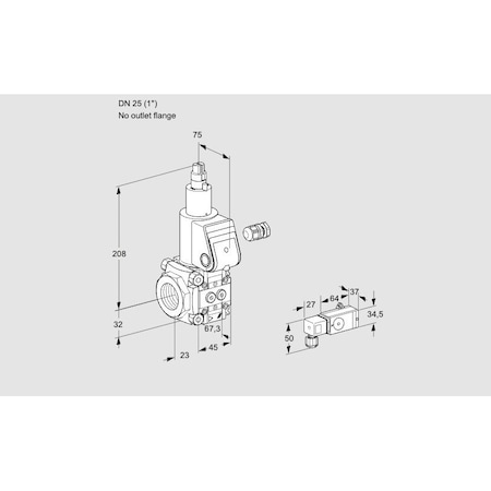 Honeywell Kromschroder VAS125/-R/LW KS88013100