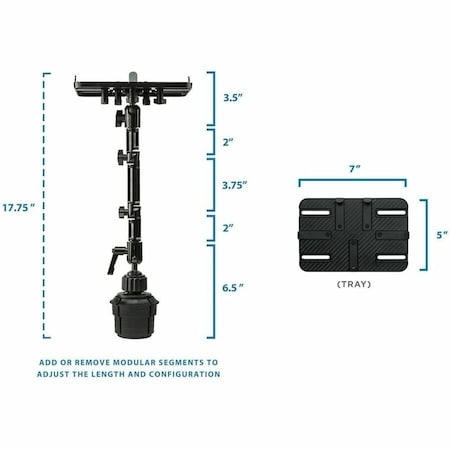 Mount-It Car Tablet Cup Holder for 11" Tablets MI-7320
