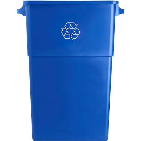 Genuine Joe 23 Gallon Recycling Container - 30 x 22.5 x 11 - Blue - 1 Each GJO57258