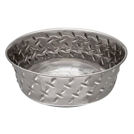 Loving Pets Bowl Diamond Plate 1Pint 7254
