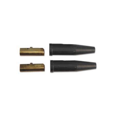 Best Welds Cable Connector, LC10 Female, Ball Point Connection, #4 AWG to #1 AWG Cable Capacity, 2PK 900-LC-10-F