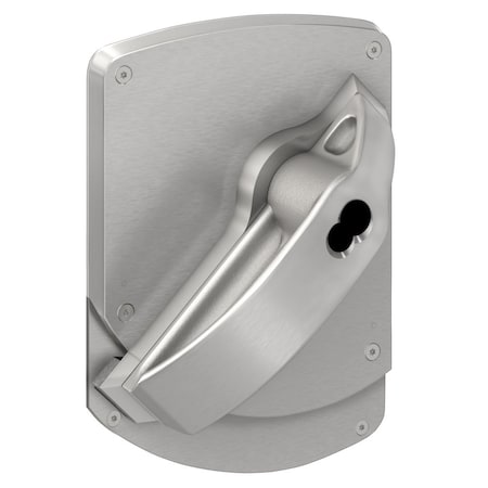 Schlage Grade 1 Institutional Lock, High Security Ligature Resistant Trim, SFIC Prep Less Core, Satin Stain ND82BD HSLR 630 RH