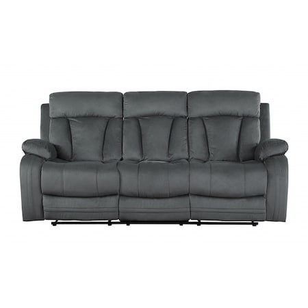 Homeroots 40" Modern Grey Fabric Sofa 329387