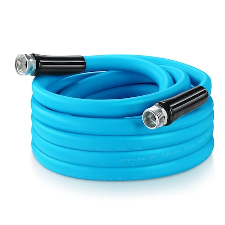 Power Sentry 5/8 in ID x 25 ft L Drinking Water Hose, PVC Tube, Blue RVH0-25