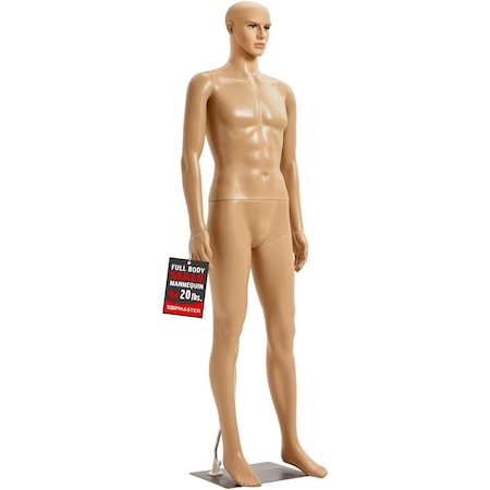 Topmaster Skin Male Mannequin, Premium Quality, Realistic Proportions, Sleek, Durable, Versatile TPMANSKNMA9