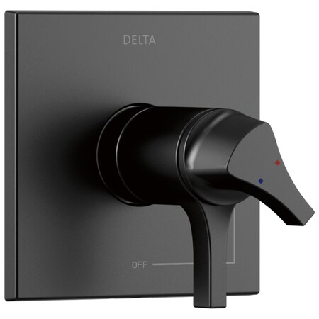 Delta Zura Tempassure 17T Series Valve Only Trim In Matte Black T17T074-BL