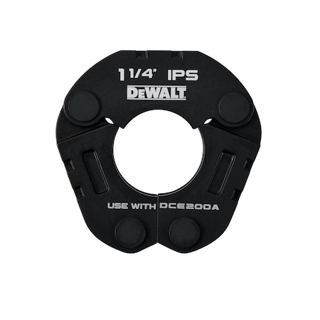 Dewalt Standard IPS Press Ring For 1-1/4 in Carbon Steel/Black Iron Pipe, Black Galvanized DCE203114