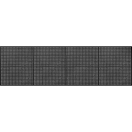 Global Industrial Drainage Mat, 3'W x 10'L, 1/2" Thick, Black 670819