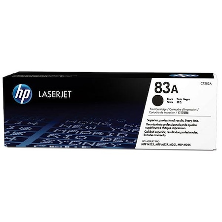 Hp 83A (CF283A) Black Original LaserJet Toner Cartridge (1,500 Yield) CF283A
