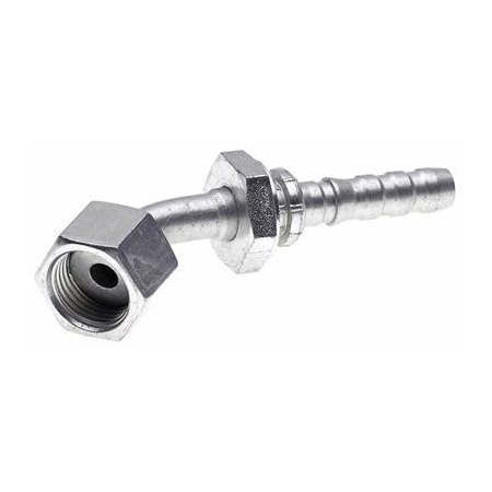 Gates Female Flat-Face O-Ring Swivel - 45 Bent Tube GlobalSpiral G20234-1216