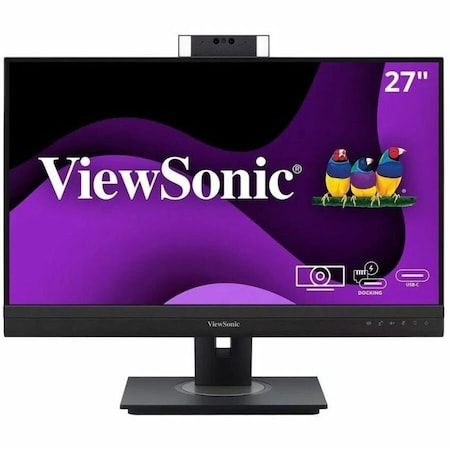 Viewsonic 27IN 1440P VIDEO CONFERENCING MONITOR WITH WINDOWS HELLO COMPATIBLE IR WEBCAM, 9 VG2757V2K