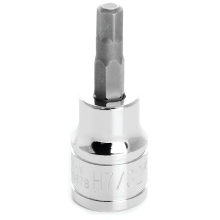 Performance Tool 3/8 In Dr. Hex Bit Socket 7/32 In, W38878 W38878