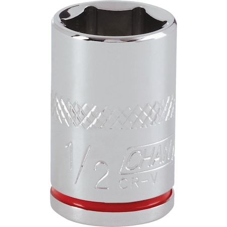 Channellock 3/8'' Drive 1/2'' 6-Point Shallow Standard Socket 302668