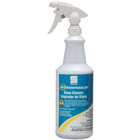 Spartan Chemical BioRenewables 1 Quart Waterfall Scent Glass Cleaner RTU 323903