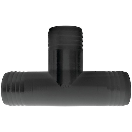 Green Leaf T34P Hose Adapter Tee, Polypropylene, Black T 34 P