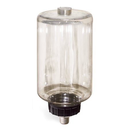 Oil-Rite PurgeX Accessories - Polycarbonate Reservoirs - 1/2 gal, 1/2in. Male NPT, Pipe Mount B1748-0648B1W